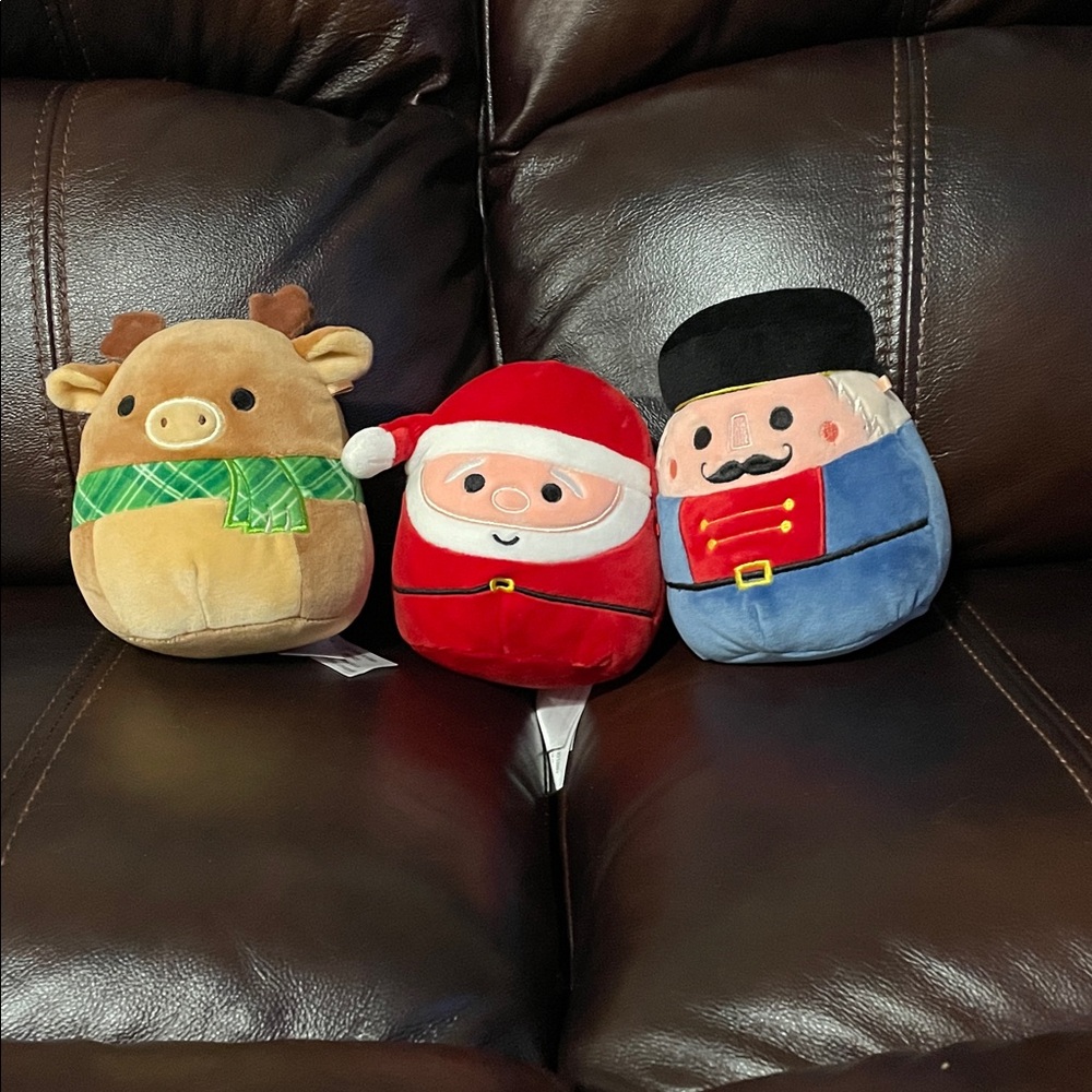 Squishmallows Holiday Plush Set - 5” lot of 3
